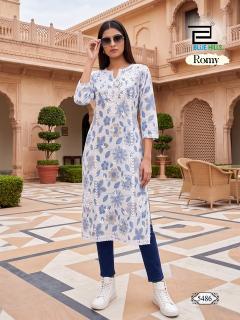 Blue hills romy  kurti wholesale new bombay market